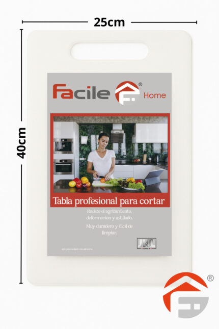 Tabla para procesar alimentos en silicona 40cm x 25cm