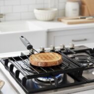 Parrilla esmaltada cuadrada - Image 2