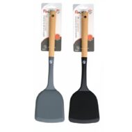 Espátula de silicona con mango de madera