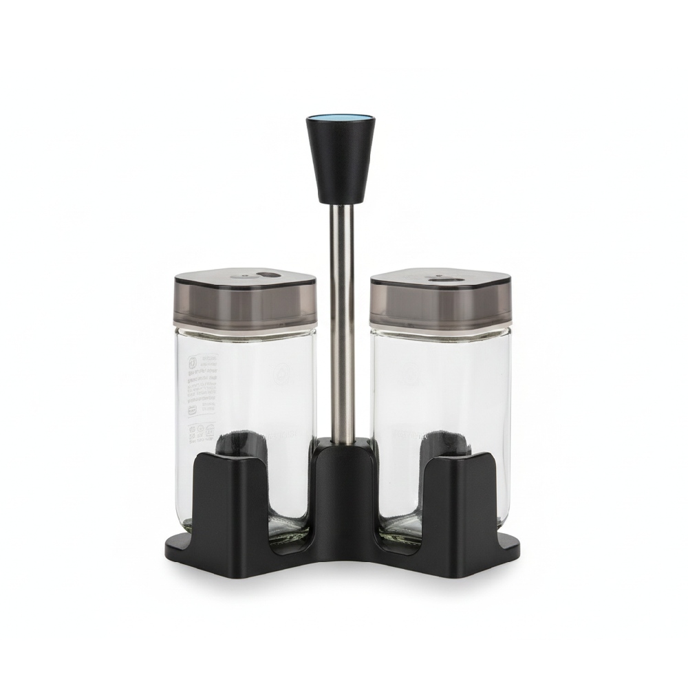 Salero Salero cuadrado con base x2 - Image 1