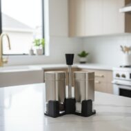 Salero cuadrado con base x2 - Image 2