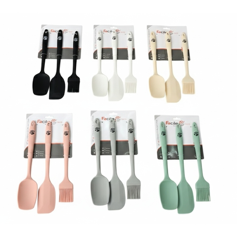 Set x 3 Set x 3 utensilios de silicona - Image 1